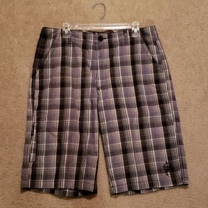 Flat front shorts